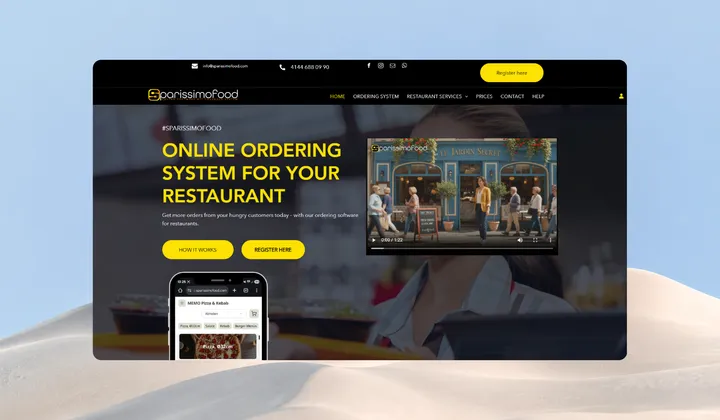 SparissimoFood Restaurant Storefront