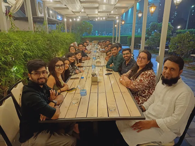 Team dinner at EnactOn