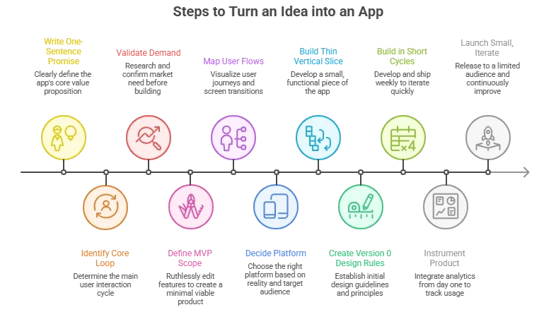 Steps to Turn Your Idea Into an App