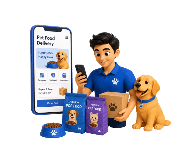 Pet Food Delivery App Development